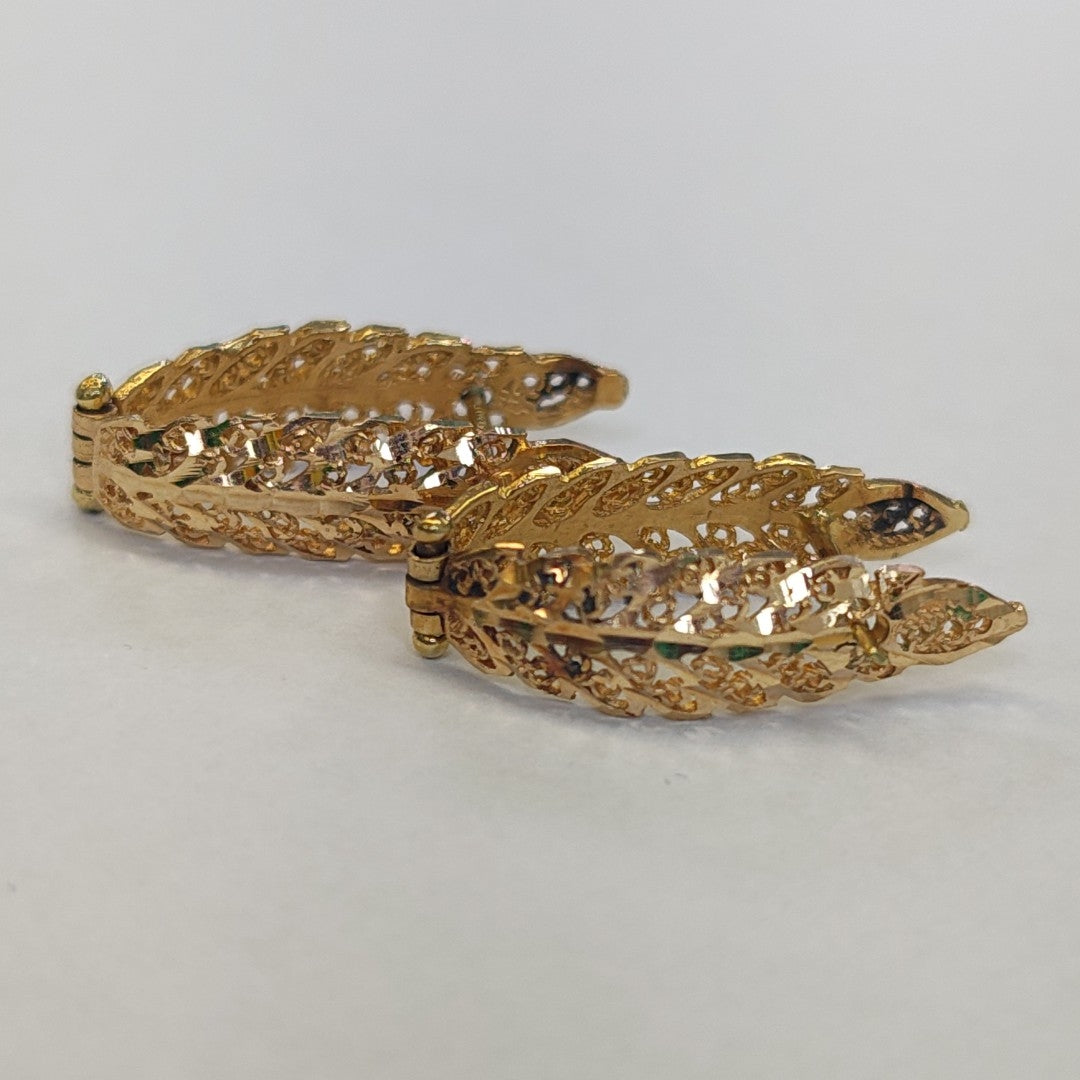 ARRACADAS PAR ORO 14 K 6.1 GRMS (SEMINUEVO)