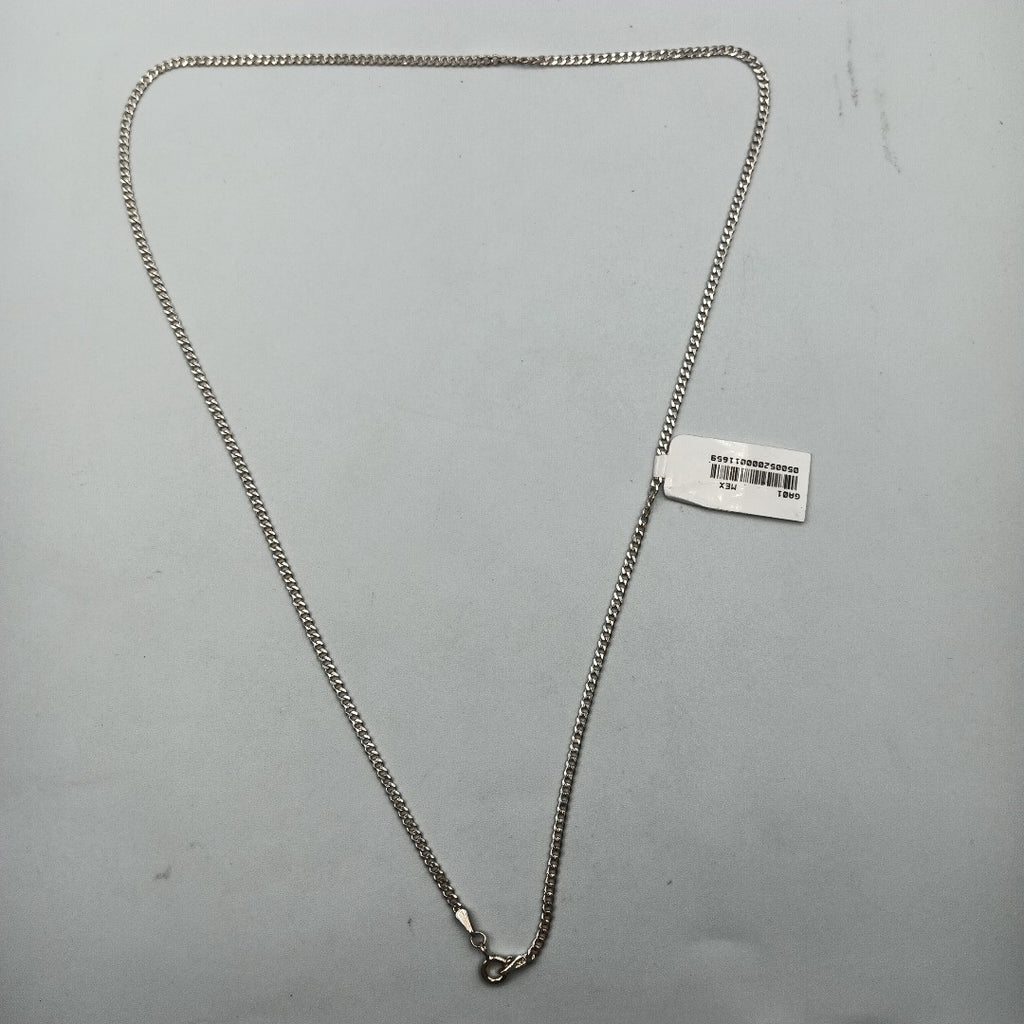 CADENA TEJIDO BARBADO PLATA .925 55 CM 5.2 GR (NUEVO)