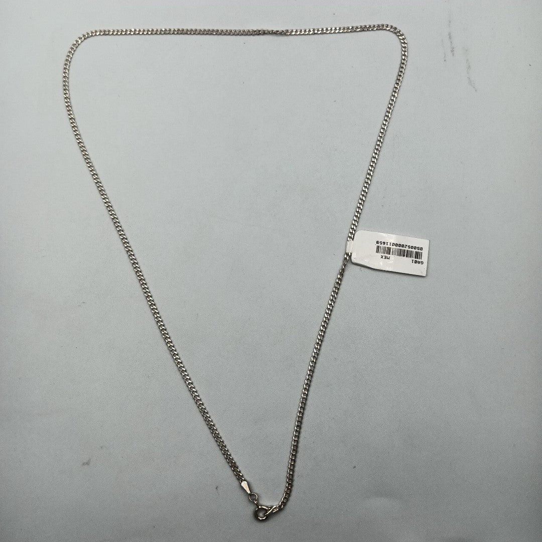 CADENA TEJIDO BARBADO PLATA .925 55 CM 5.2 GR (NUEVO)