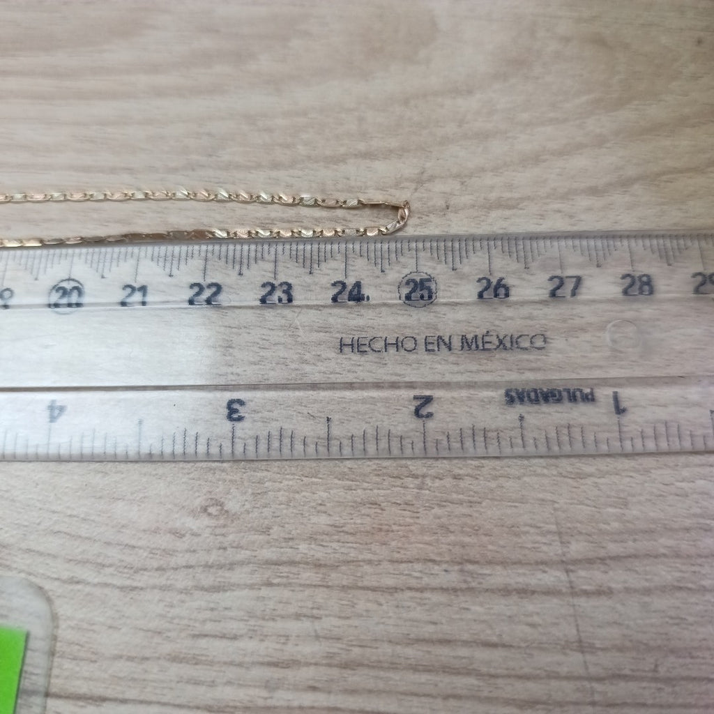 CADENA ORO,ORO COMBINADO 10 K 2,10 GRMS (SEMINUEVO)