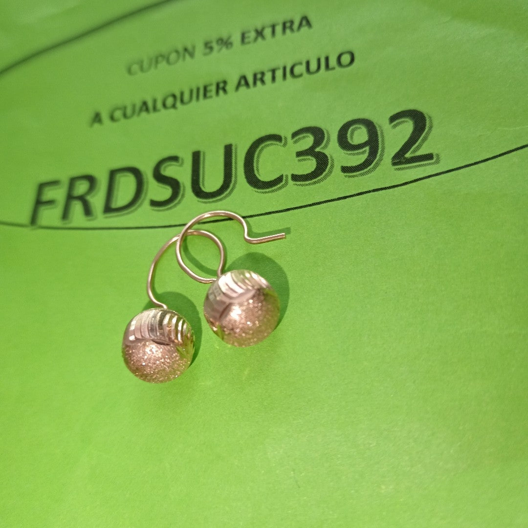 ARETES PAR ORO 10 K 1.8 GRMS (SEMINUEVO)