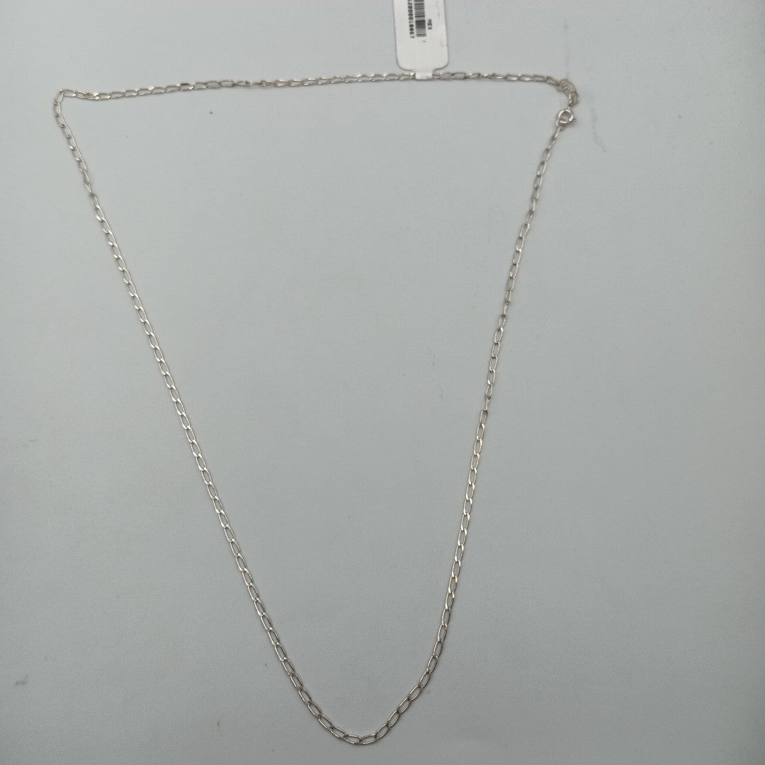 CADENA TEJIDO ESLABONES PLATA .925 55 CM 2.9 GR (NUEVO)