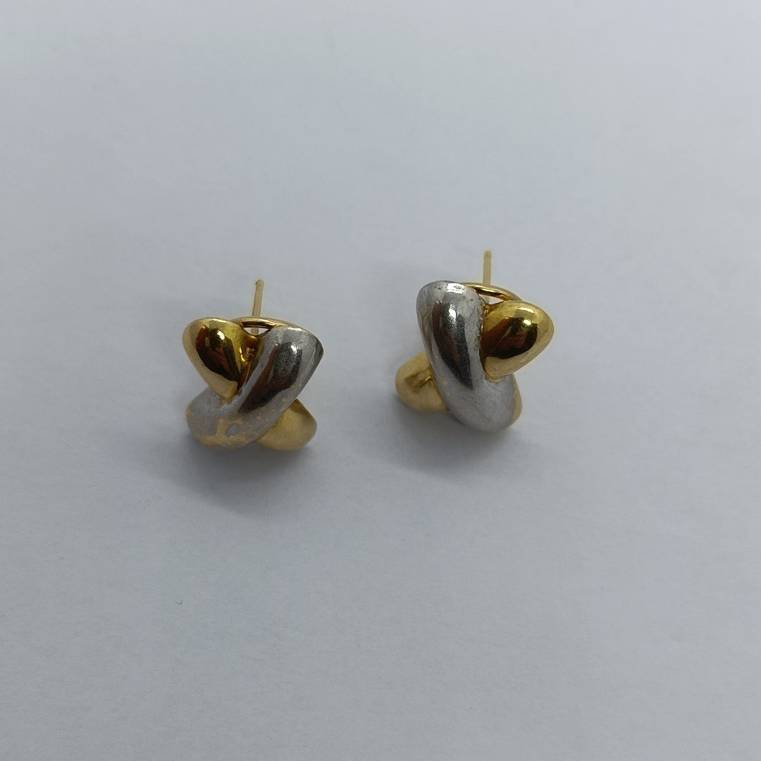 ARETES PAR ORO 14 K 4.7 GRMS (SEMINUEVO)
