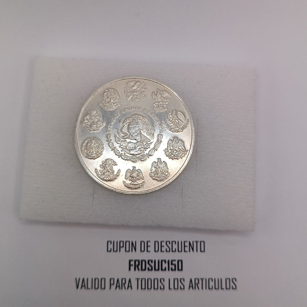 MEDALLA CONMEMORATIVA PLATA 31.1 GRMS (SEMINUEVO)