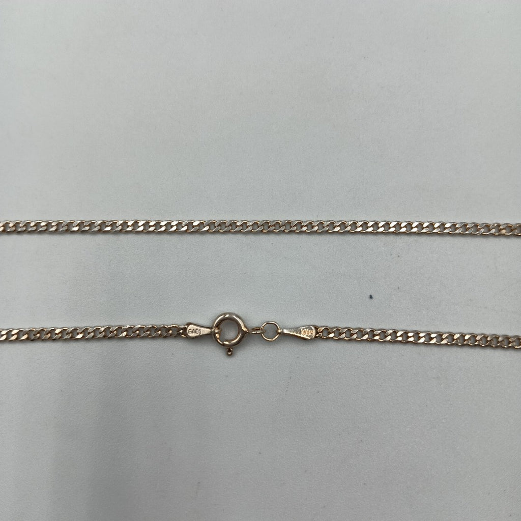 CADENA TEJIDO BARBADO PLATA .925 60 CM 5.6 GR (NUEVO)