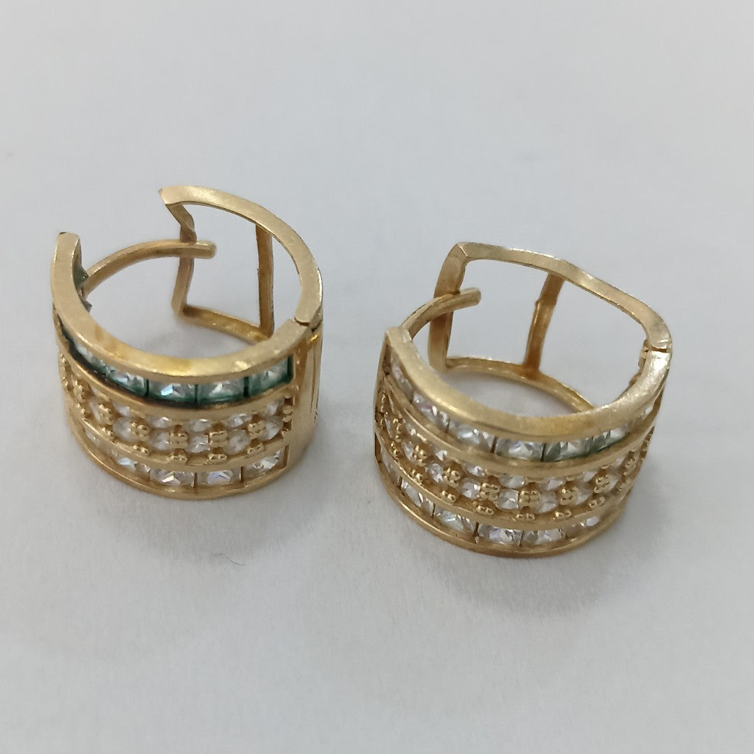ARETES PAR ORO 14 K 4.2 GRMS (SEMINUEVO)