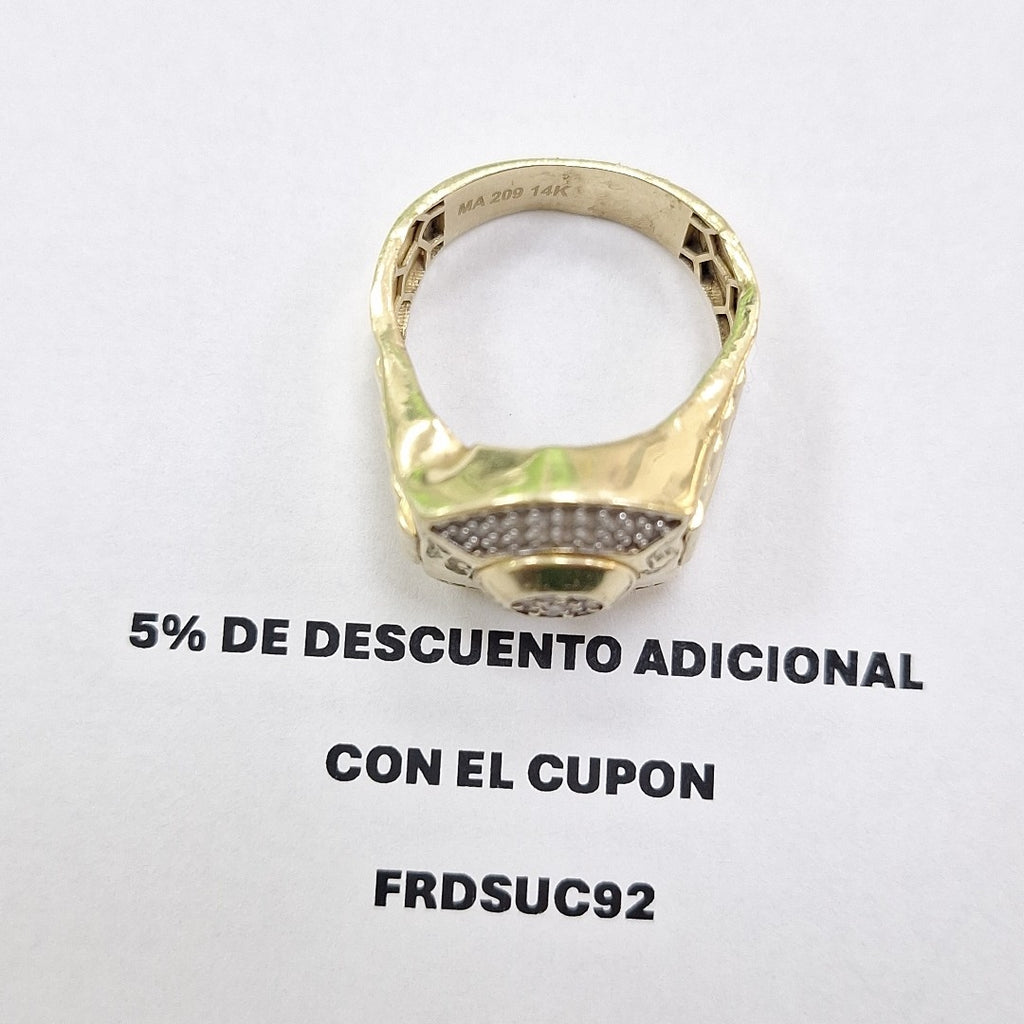 ANILLO ORO 14 K 6.3 GRMS (SEMINUEVO)