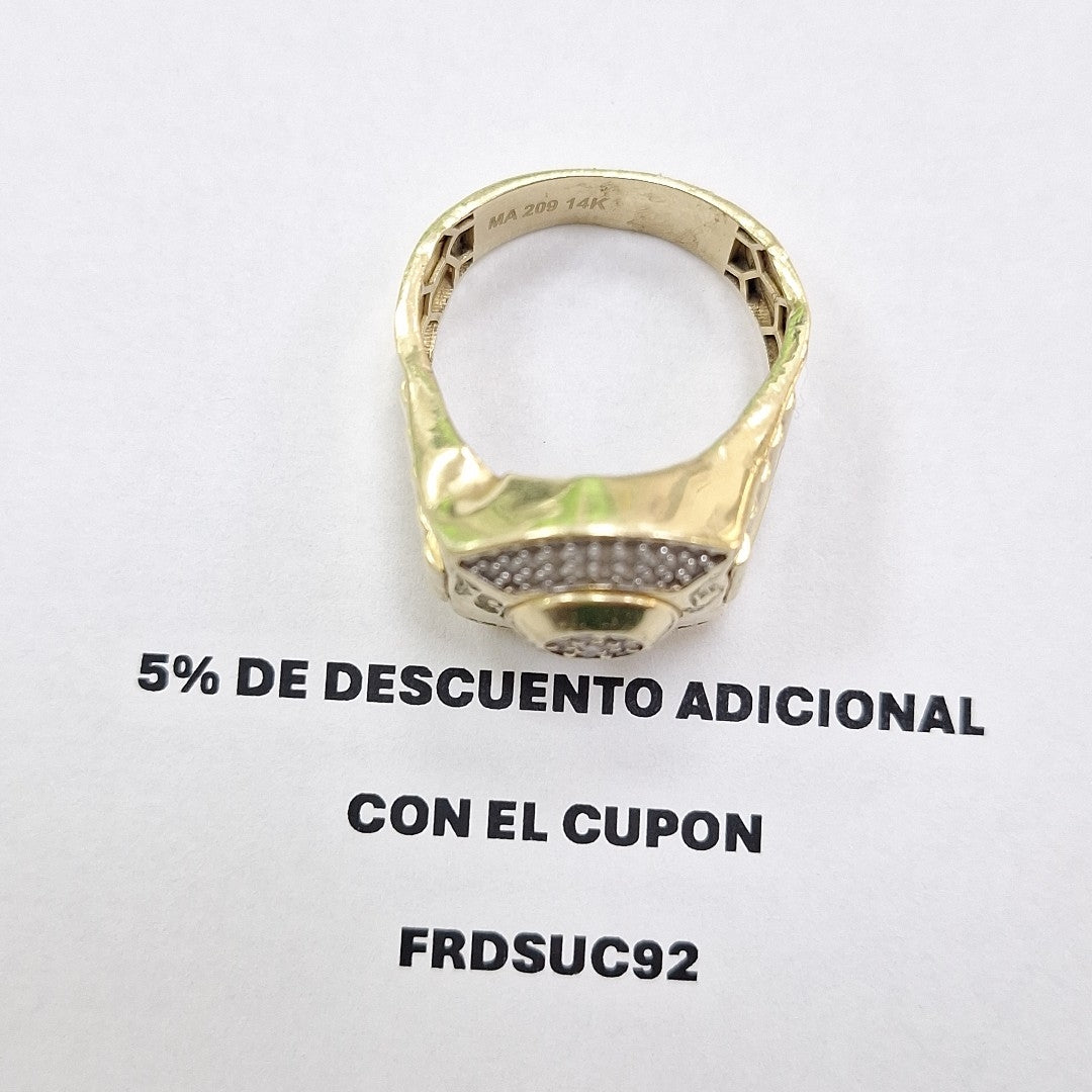 ANILLO ORO 14 K 6.3 GRMS (SEMINUEVO)