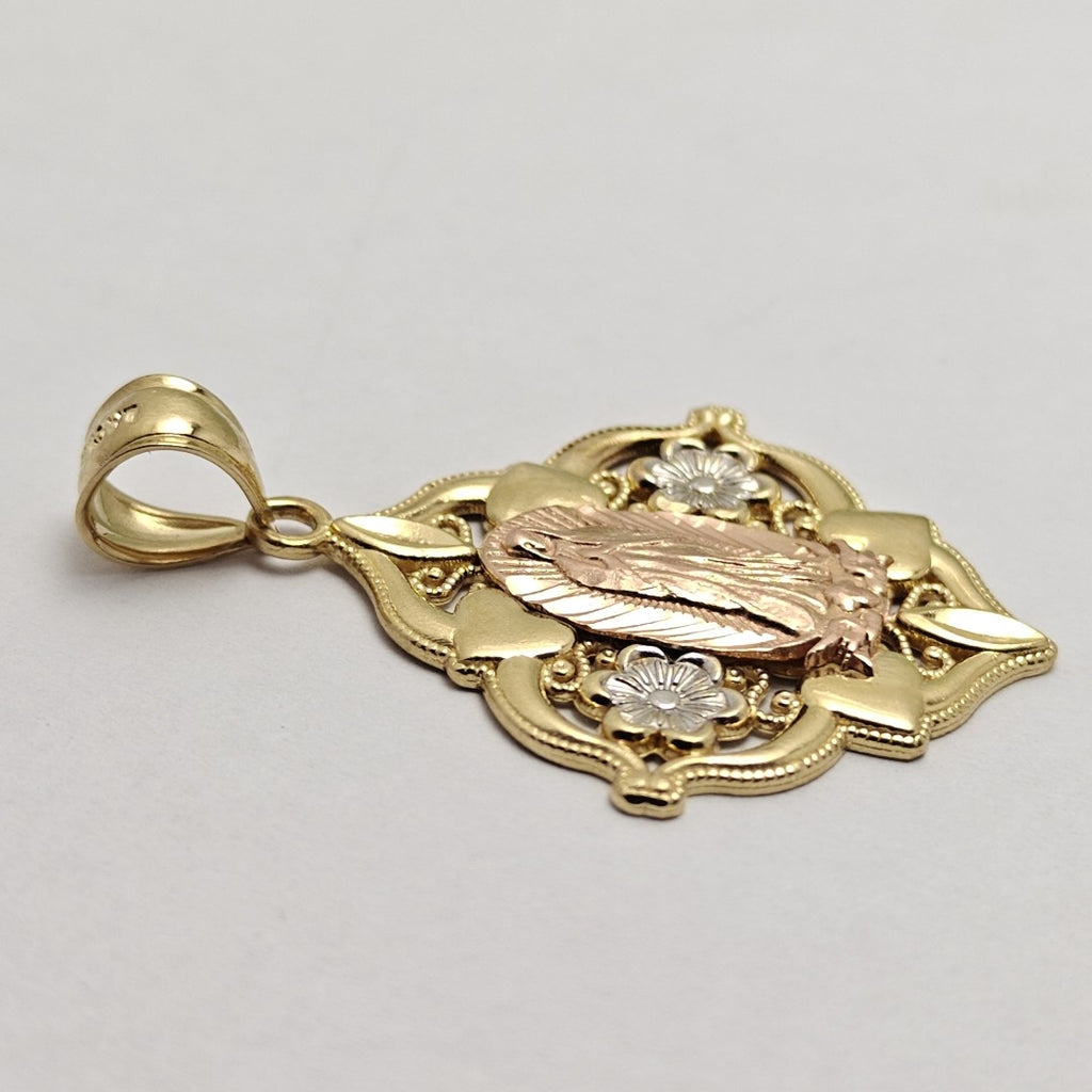 MEDALLA RELIGIOSA ORO, ORO COMBINADO 14 K 3.2 GRMS (SEMINUEVO)