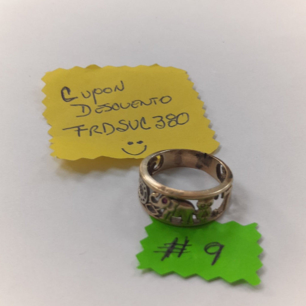 ARGOLLA DE LA SUERTE ORO 14 K 5,10 GRMS (SEMINUEVO)