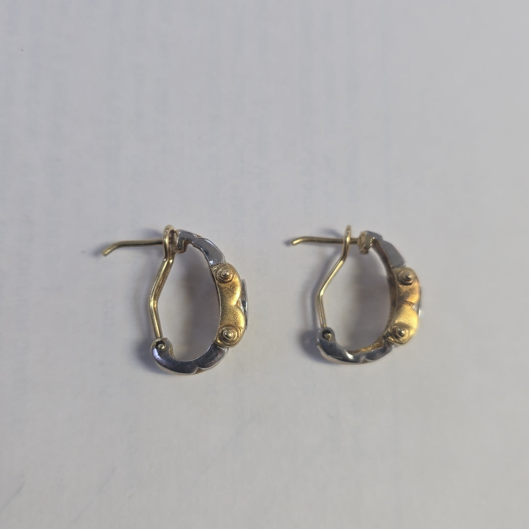 ARETES PAR ORO 14 K 8.6 GRMS (SEMINUEVO)