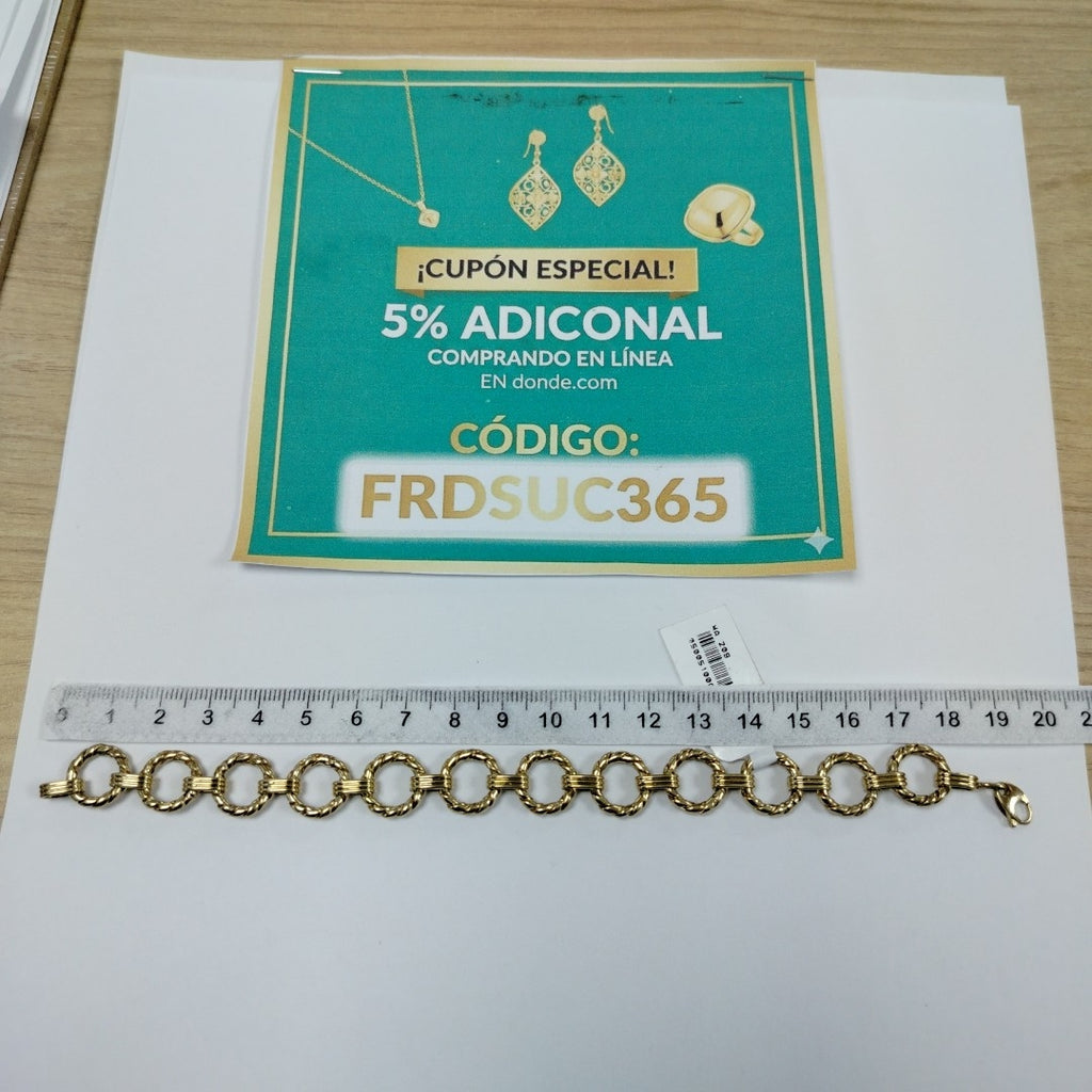 PULSERAS DAMA ORO 10K 13.2 (NUEVO)
