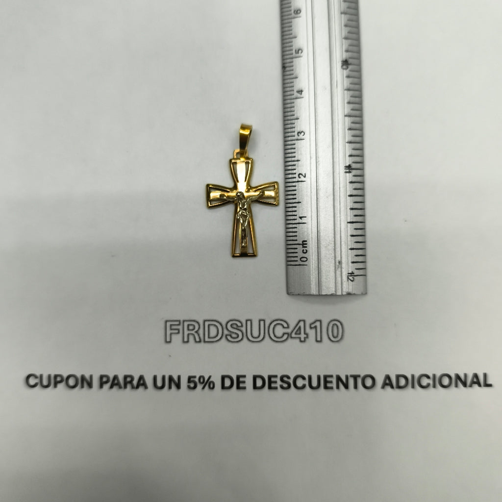 CRUCIFIJO ORO 10 K 2.3 GRMS (SEMINUEVO)