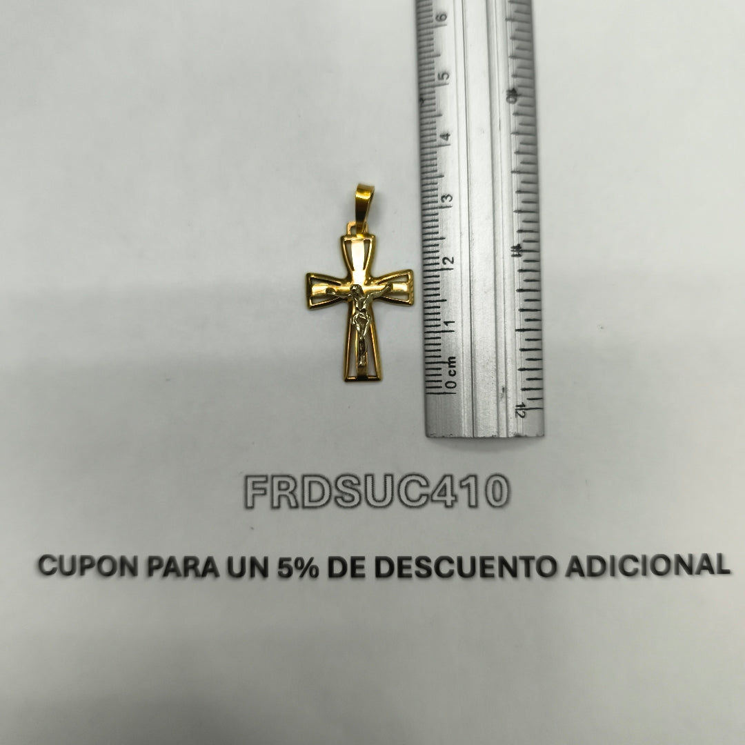 CRUCIFIJO ORO 10 K 2.3 GRMS (SEMINUEVO)