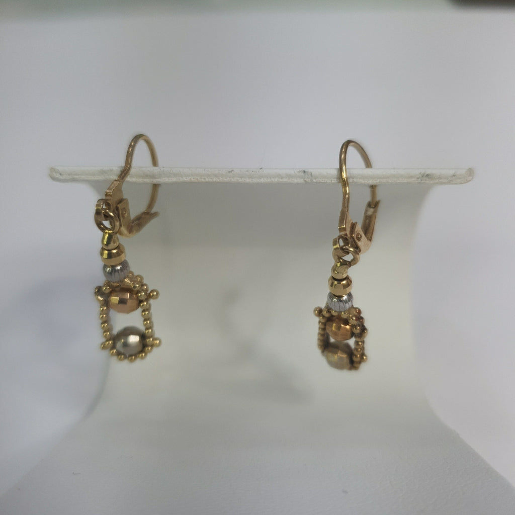 ARETES PAR ORO 14 K 2,90 GRMS (SEMINUEVO)