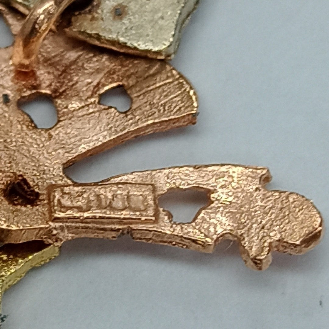 DIJE ORO,ORO COMBINADO 14 K 0,70 GRMS (SEMINUEVO)