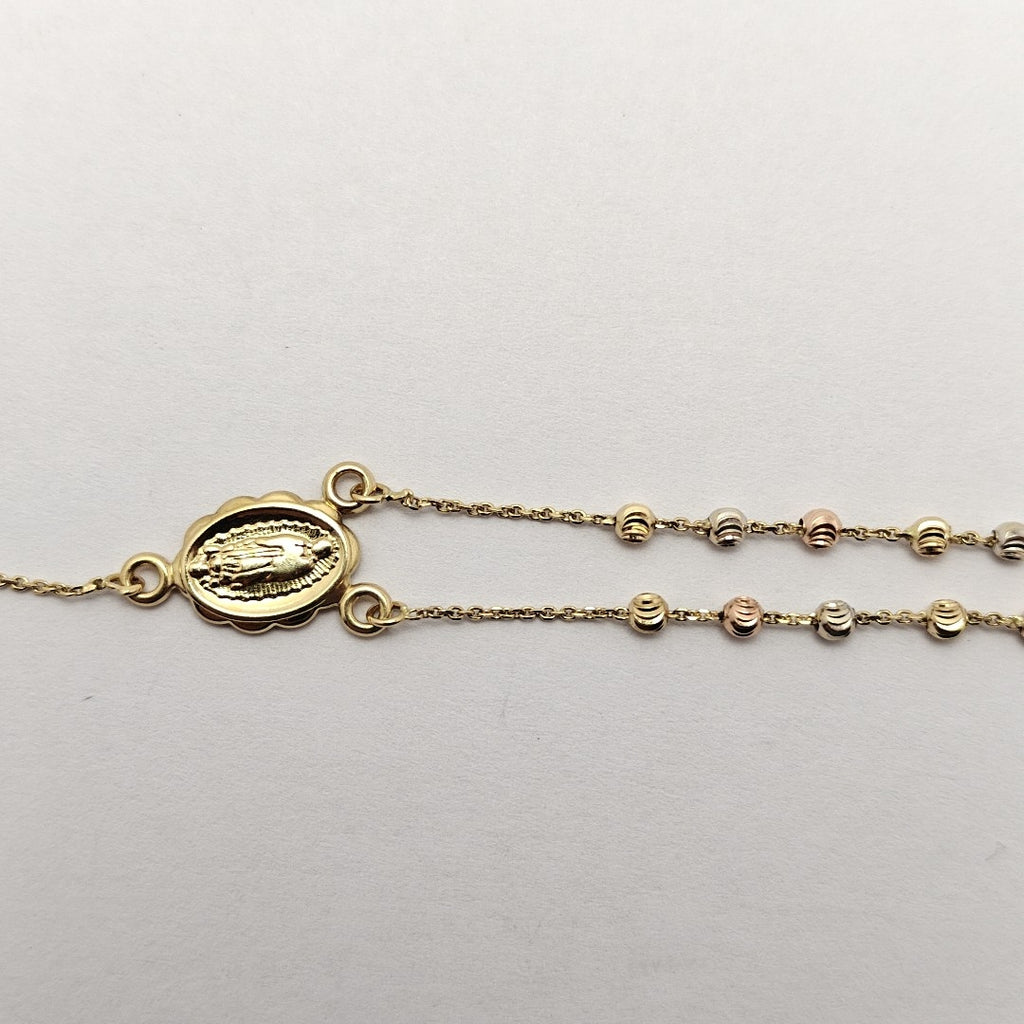 ROSARIO ORO, ORO COMBINADO 14 K 5.5 GRMS (SEMINUEVO)