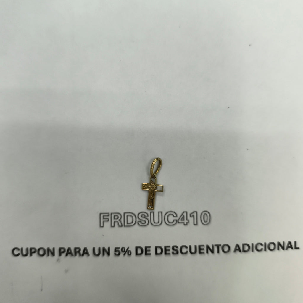 CRUZ ORO 14 K 0,60 GRMS (SEMINUEVO)