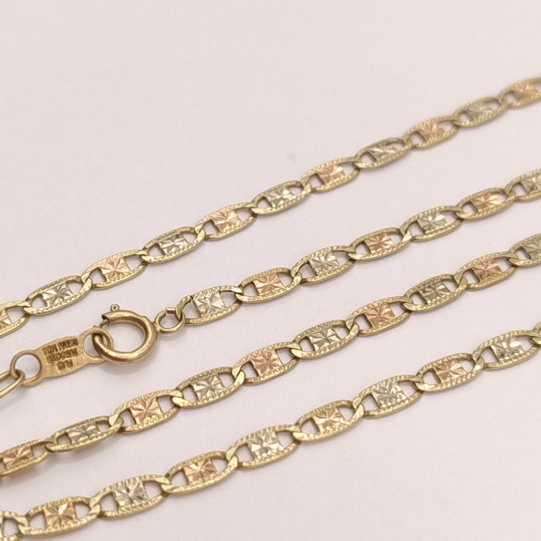 CADENA ORO, ORO COMBINADO 10 K 6.5 GRMS (SEMINUEVO)
