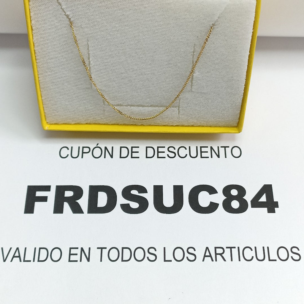 CADENA ORO 10 K 1.6 GRMS (SEMINUEVO)