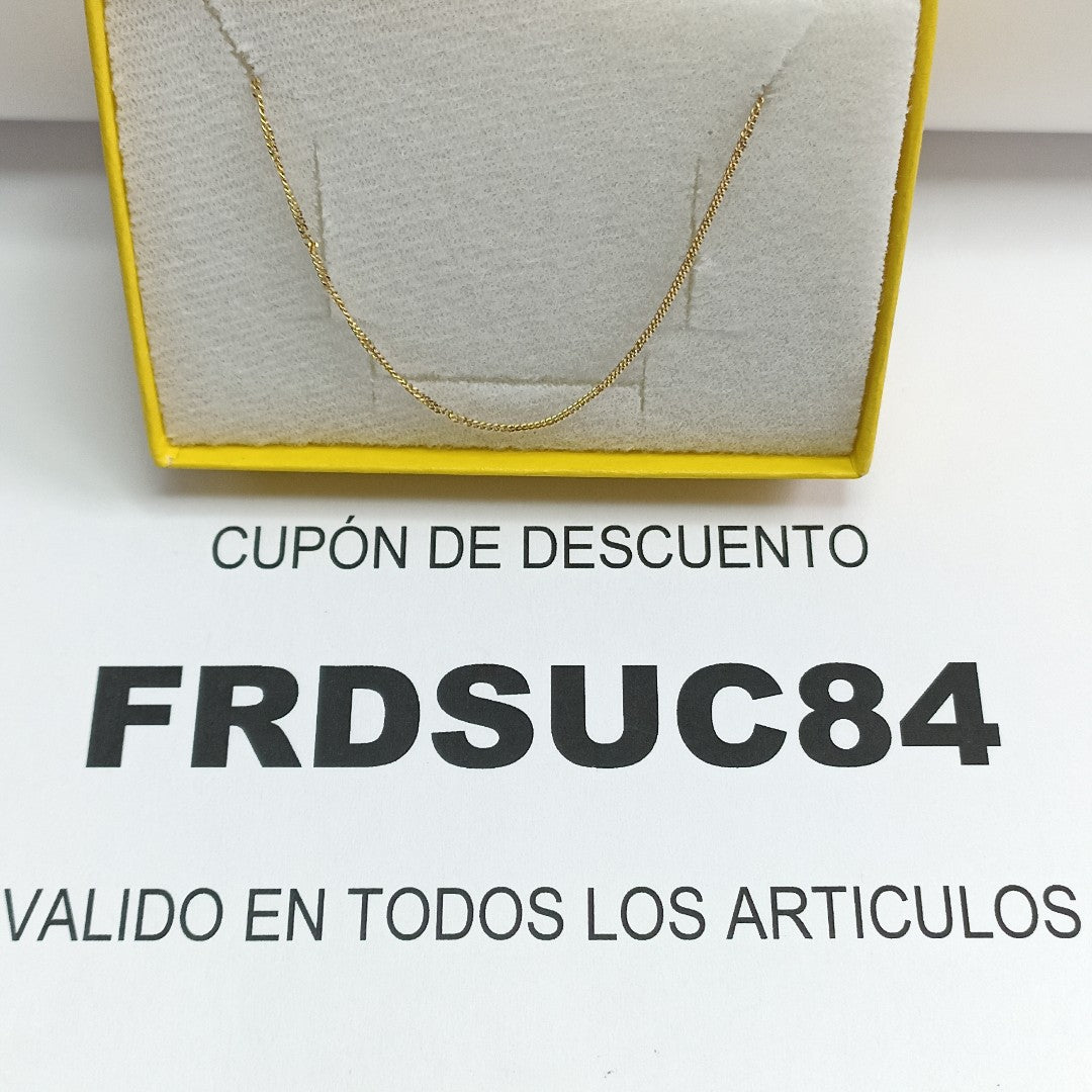 CADENA ORO 10 K 1.6 GRMS (SEMINUEVO)