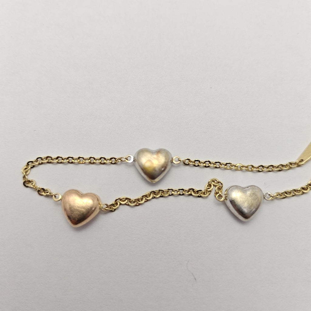 PULSERA ORO, ORO COMBINADO 14 K 2.8 GRMS (SEMINUEVO)