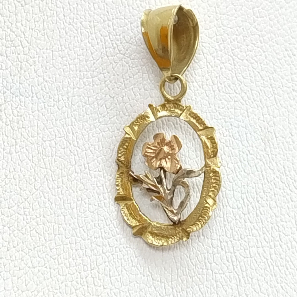 DIJE ORO COMBINADO 14 K 1 GRMS (SEMINUEVO)