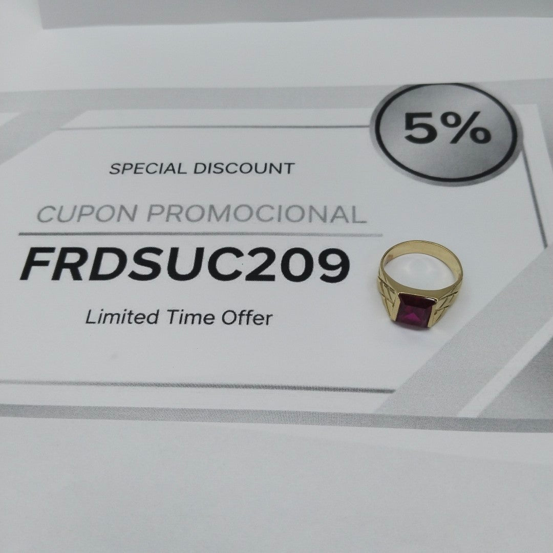 ANILLO ORO 10 K 6,80 GRMS (SEMINUEVO)