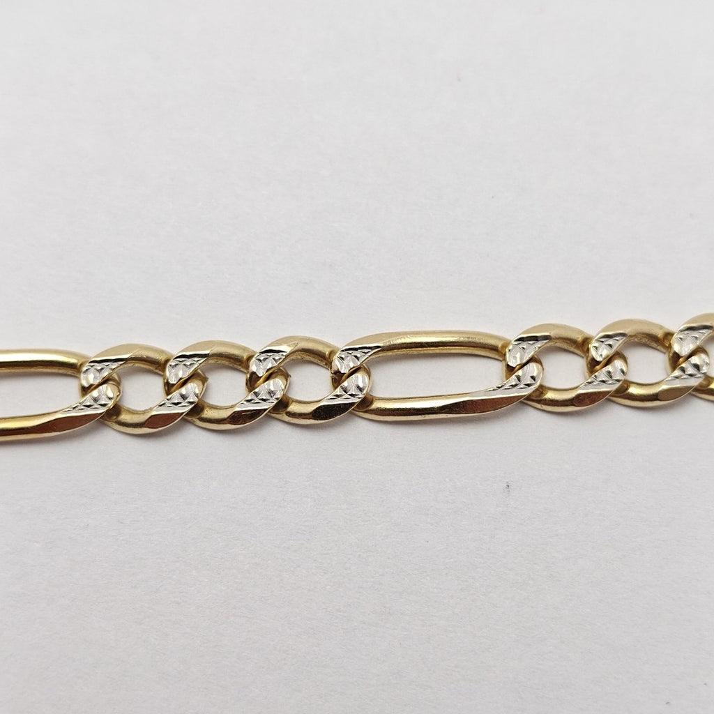 PULSERA ORO COMBINADO 14 K 11.2 GRMS (SEMINUEVO)