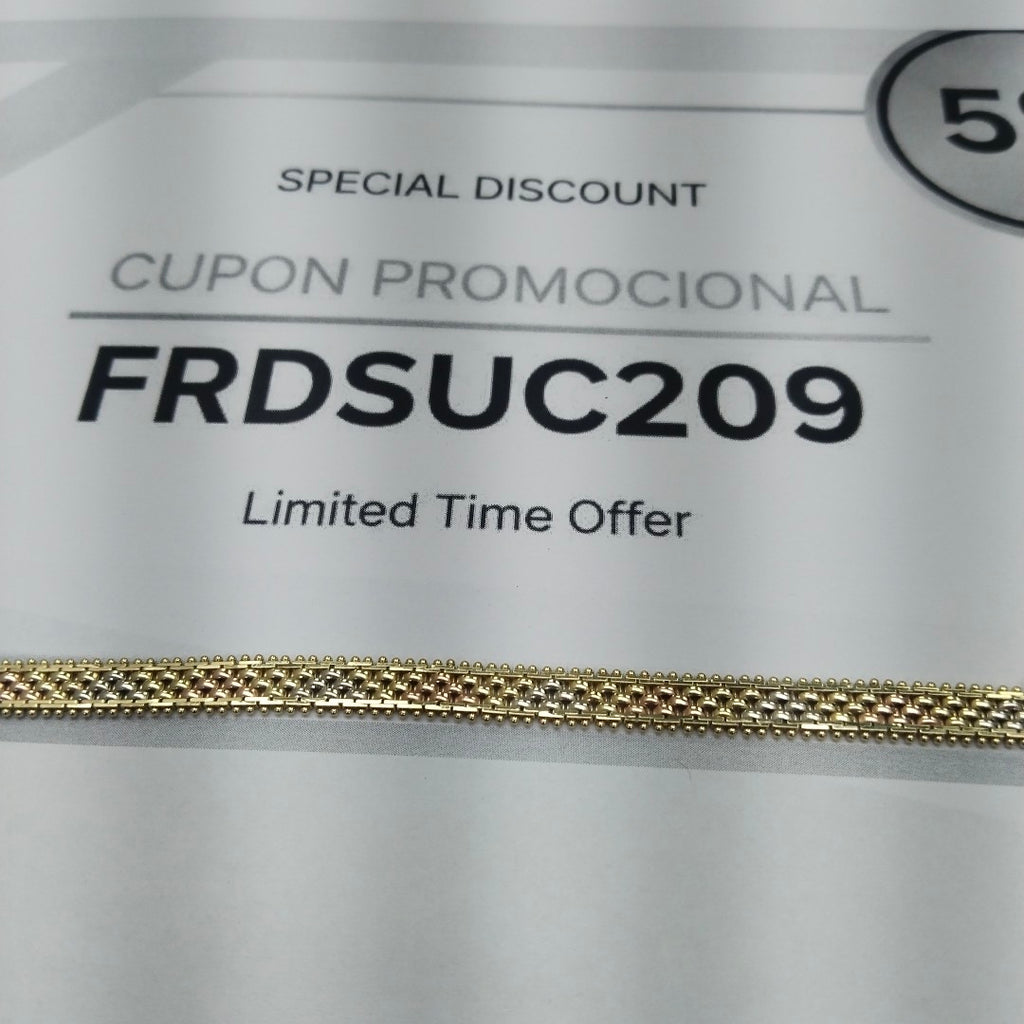 ESCLAVA ORO 14 K 11,40 GRMS (SEMINUEVO)