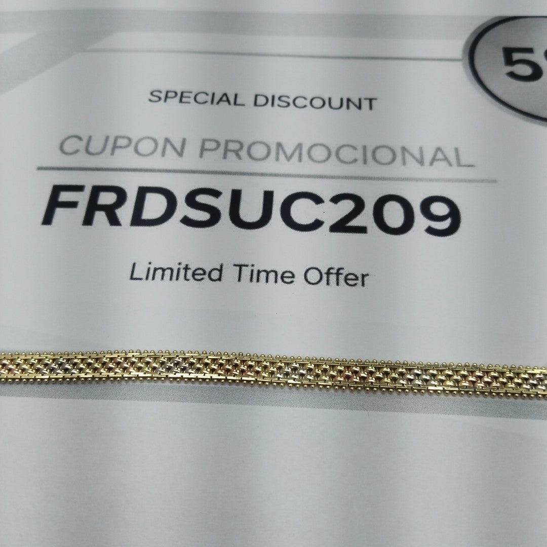 ESCLAVA ORO 14 K 11,40 GRMS (SEMINUEVO)