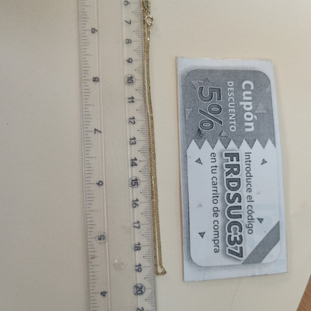 CADENA ORO 10 K 1.6 GRMS (SEMINUEVO)