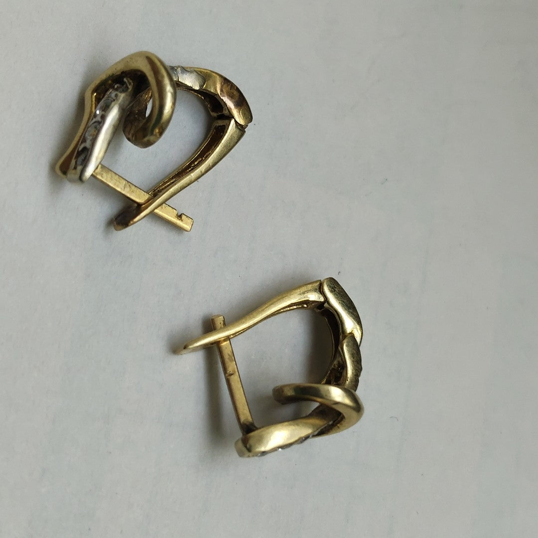 ARETES PAR ORO 14 K 3 GRMS (SEMINUEVO)