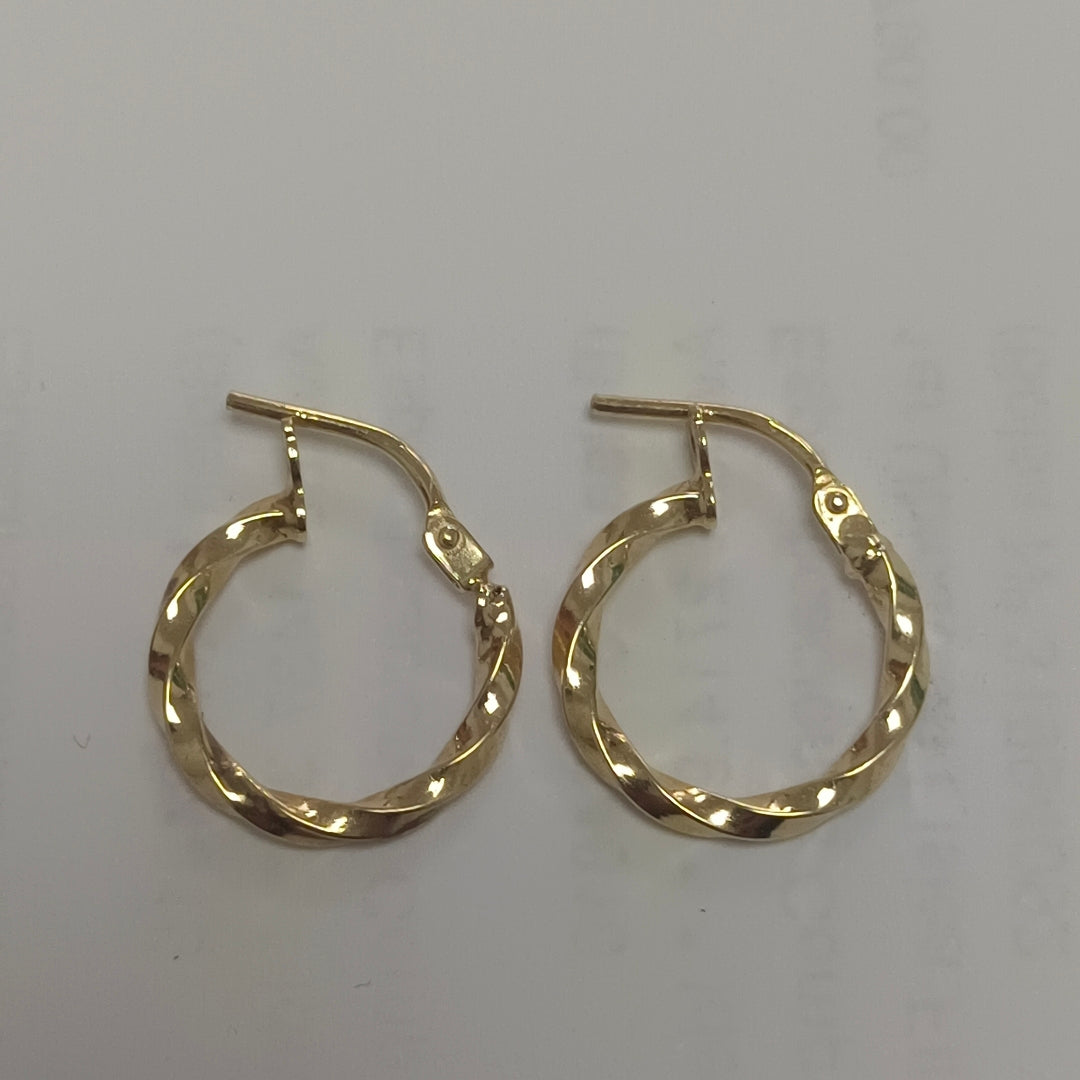 ARRACADAS PAR ORO 10 K 0.6 GRMS (SEMINUEVO)
