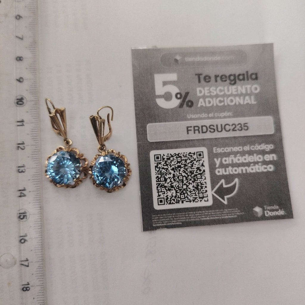 ARETES PAR ORO 8 K 10,00 GRMS (SEMINUEVO)