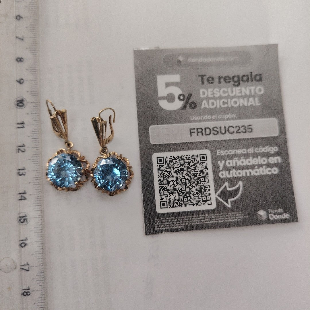 ARETES PAR ORO 8 K 10,00 GRMS (SEMINUEVO)
