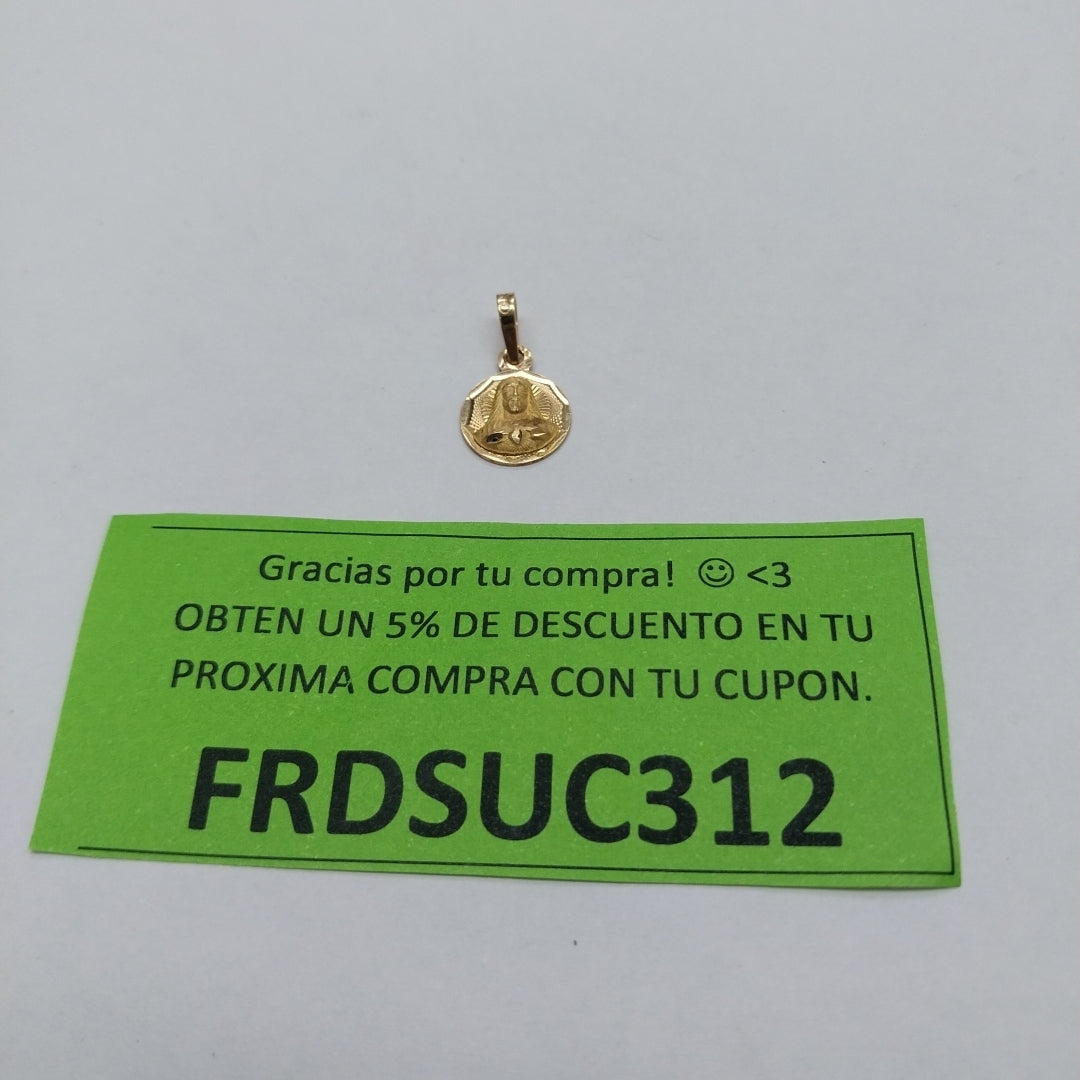 MEDALLA PERSONAL ORO 10 K 0.7 GRMS (SEMINUEVO)