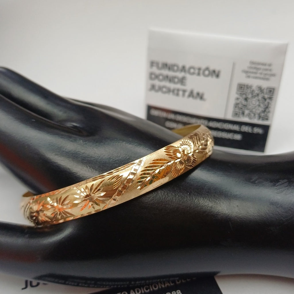PULSERA RIGIDA ORO 10 K 9.2 GRMS (SEMINUEVO)
