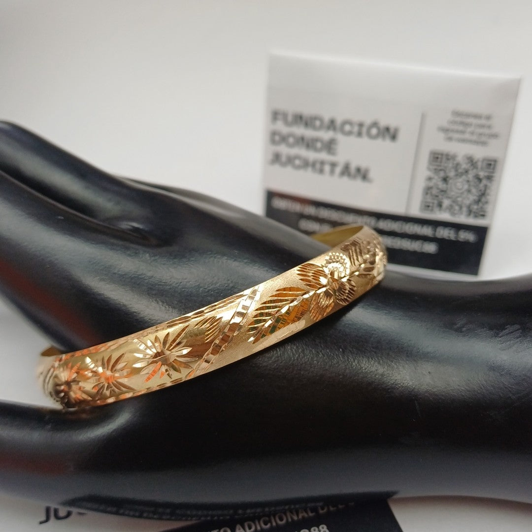 PULSERA RIGIDA ORO 10 K 9.2 GRMS (SEMINUEVO)