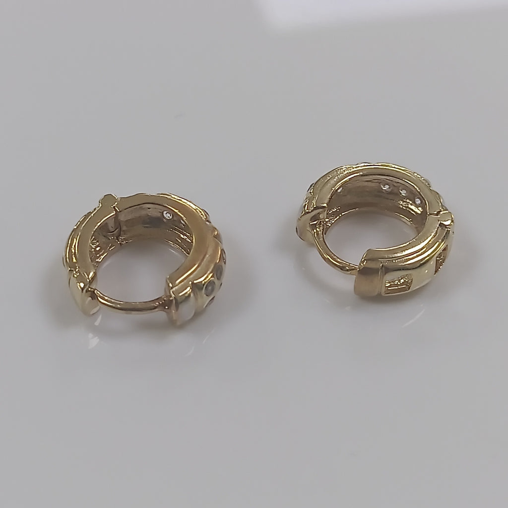 ARETES PAR ORO 14 K 5,50 GRMS (SEMINUEVO)