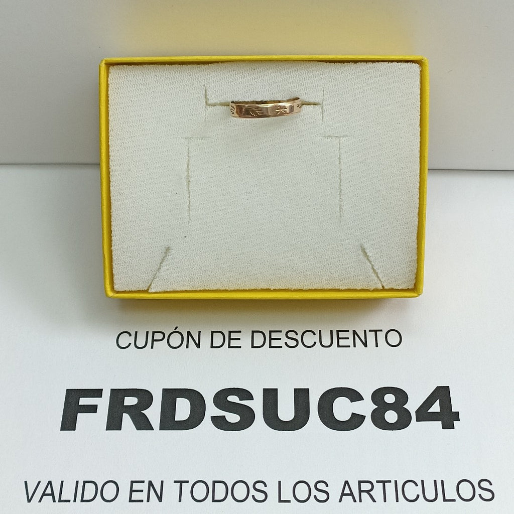 ARGOLLA ORO 8 K 0.8 GRMS (SEMINUEVO)