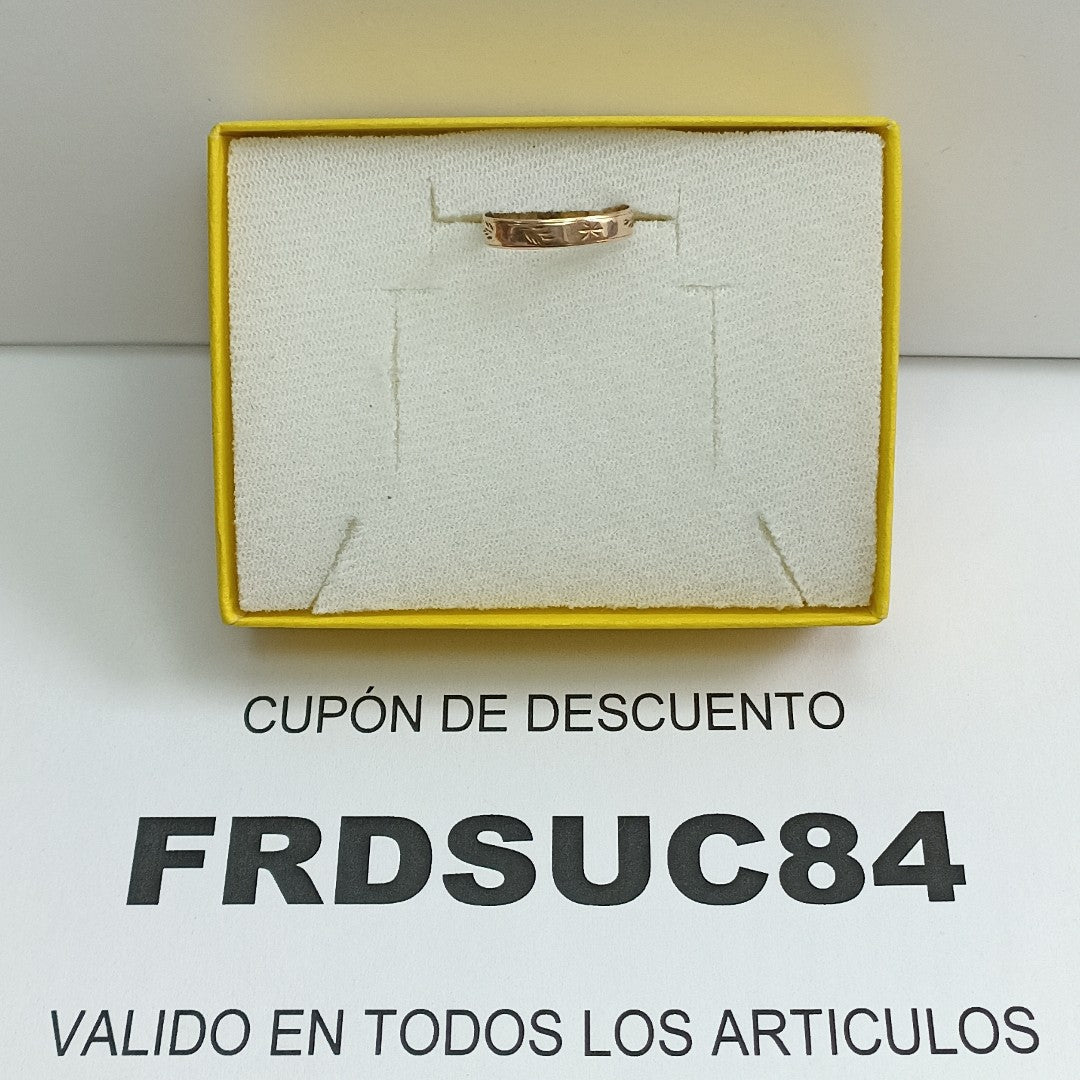 ARGOLLA ORO 8 K 0.8 GRMS (SEMINUEVO)