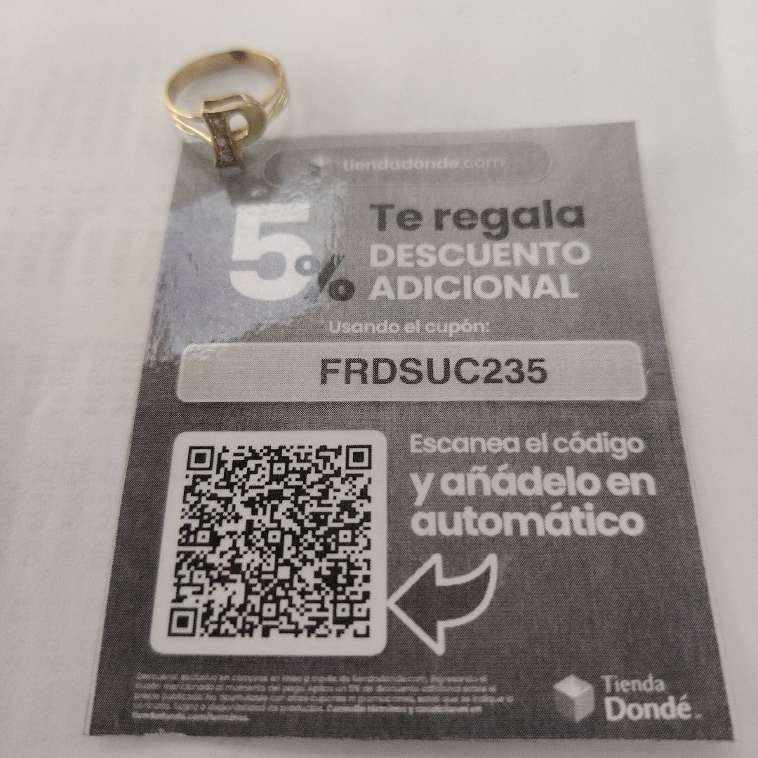 ANILLO ORO 14 K 2,80 GRMS (SEMINUEVO)