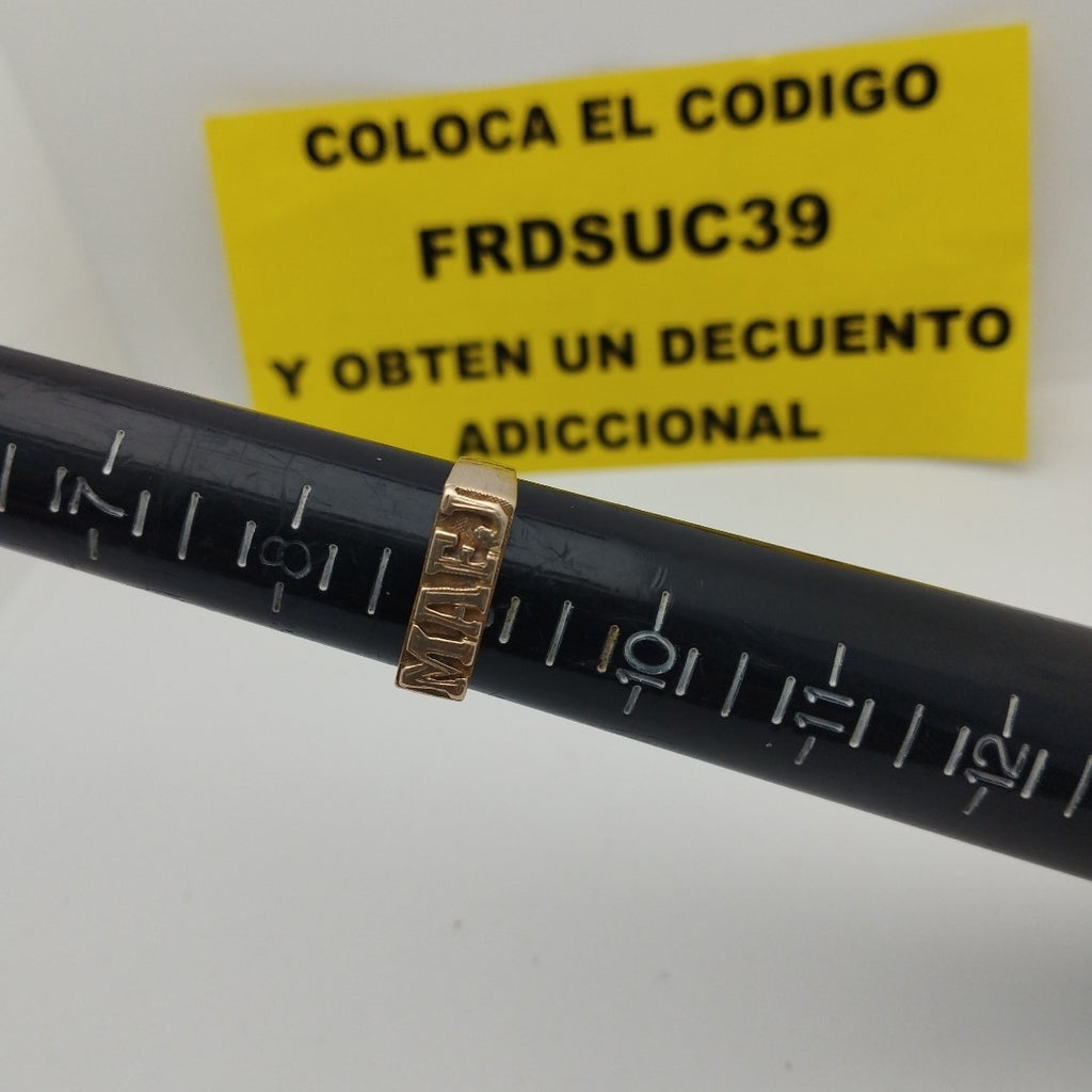 ANILLITO ORO 14 K 5.1 GRMS (SEMINUEVO)