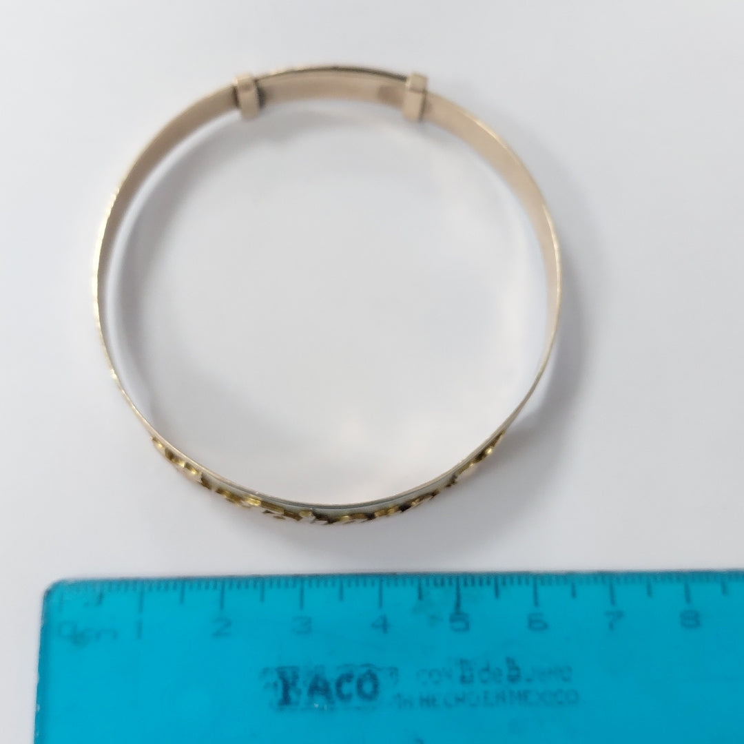 PULSERA RIGIDA ORO 8 K 16.7 GRMS (SEMINUEVO)