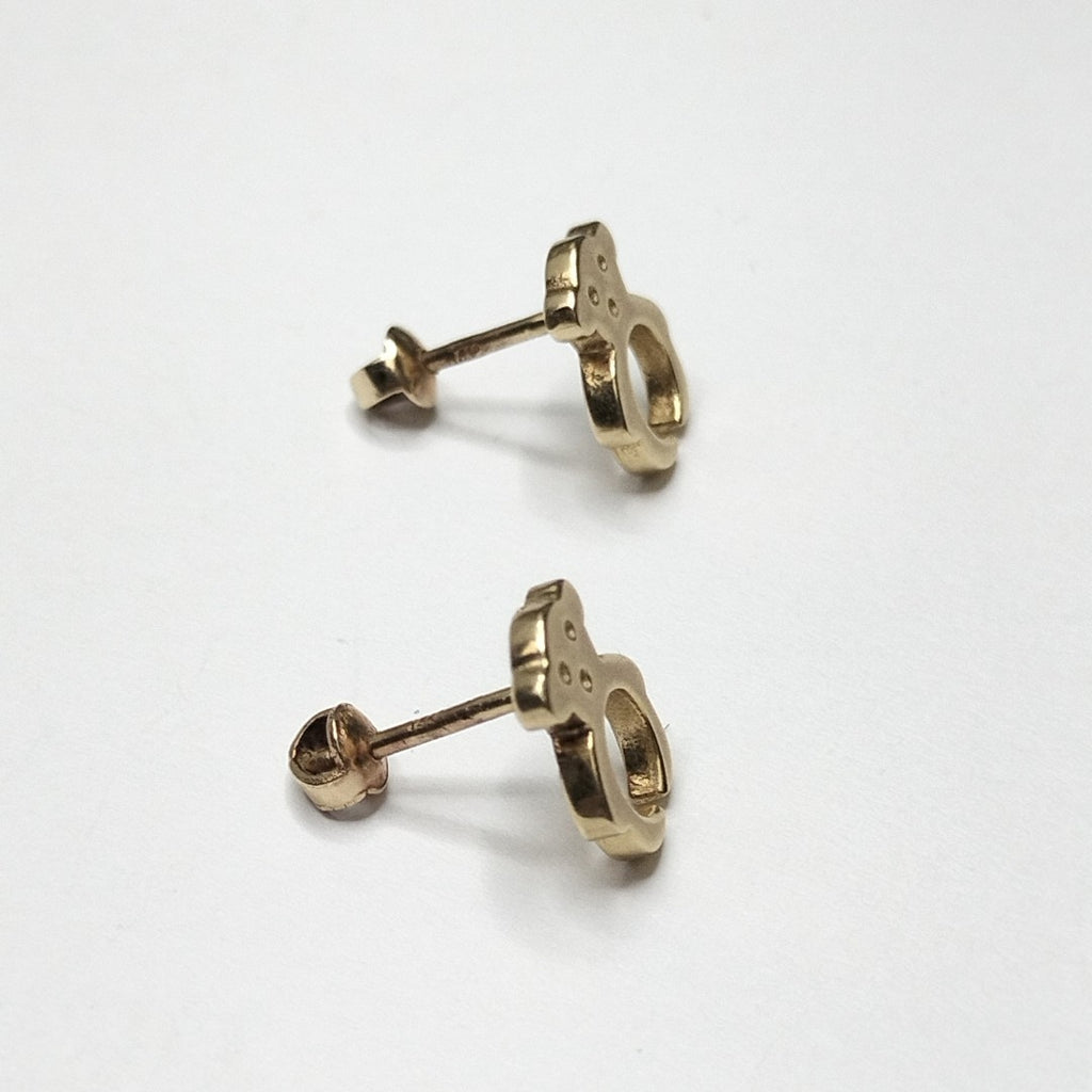 ARETES PAR ORO 14 K 1.7 GRMS (SEMINUEVO)