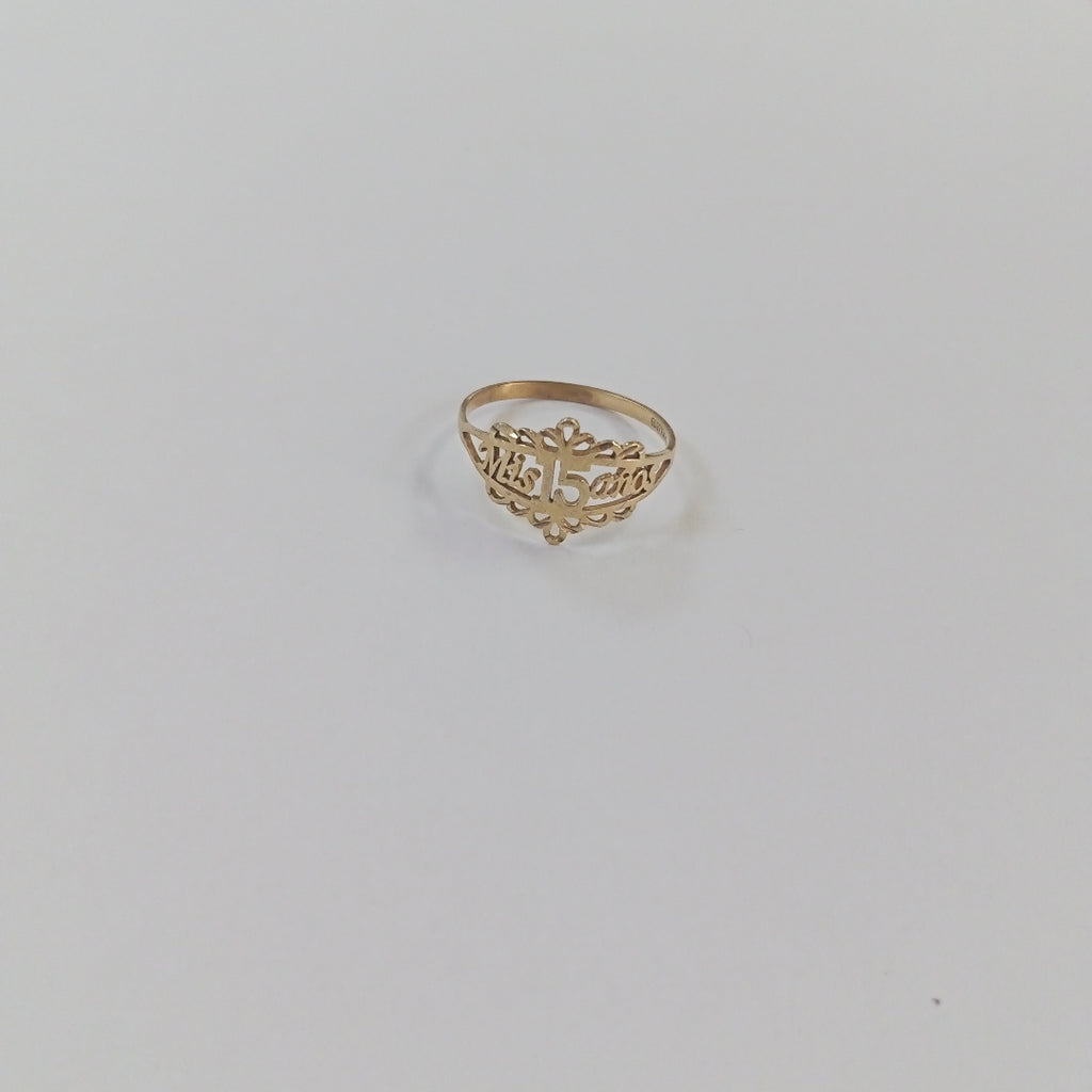 ANILLO CONMEMORATIVO ORO 10 K 1,10 GRMS (SEMINUEVO)