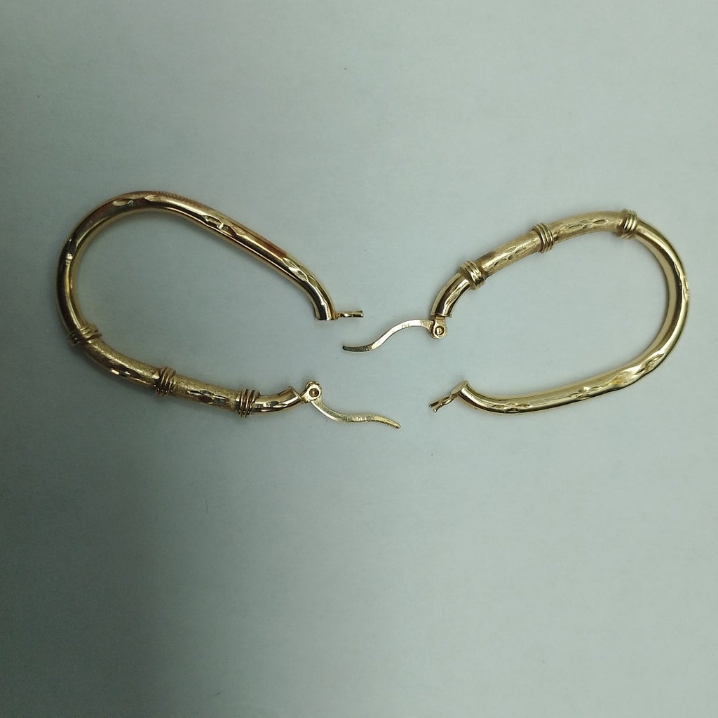 ARRACADAS PAR ORO 14 K 3.5 GRMS (SEMINUEVO)