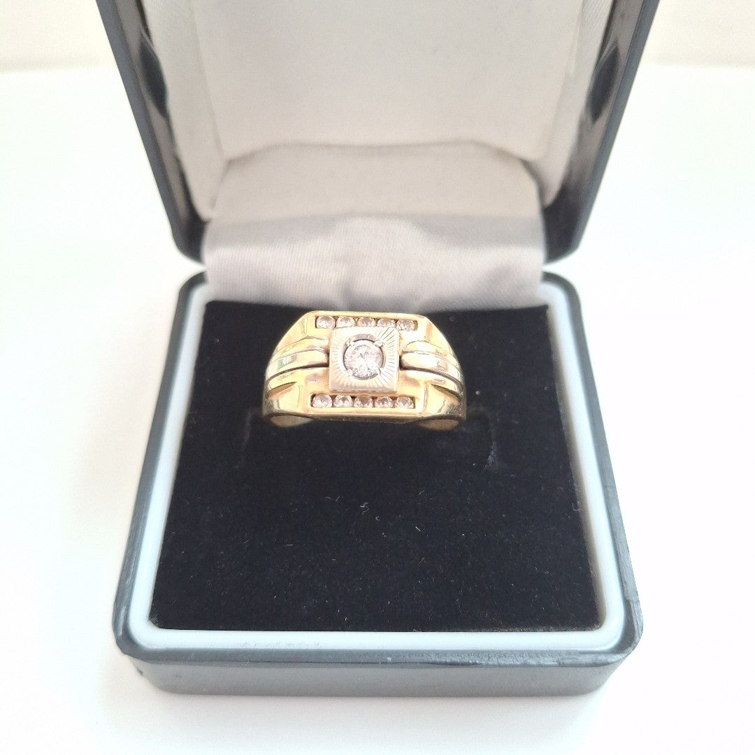 ANILLO ORO 14 K 7.4 GRMS (SEMINUEVO)