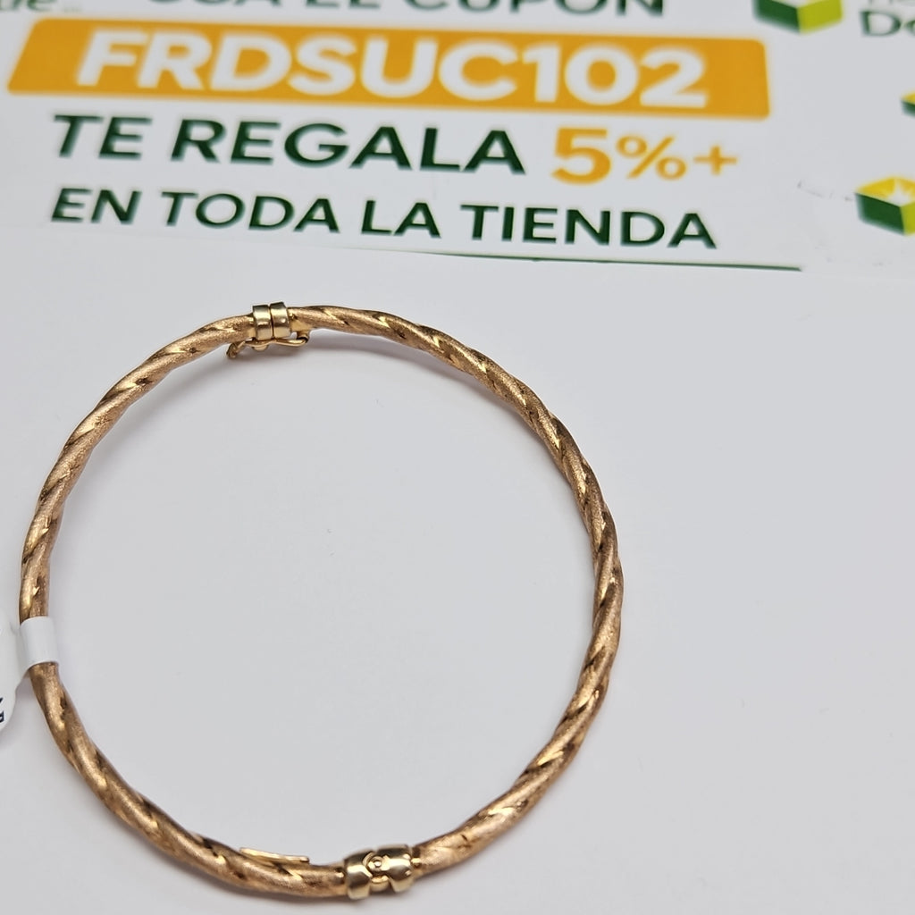 PULSERA RIGIDA ORO 14 K 3,90 GRMS (SEMINUEVO)